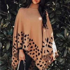 Impressions Poncho style winter cover up